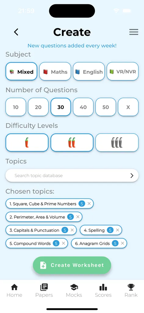 Choose topics & assign work